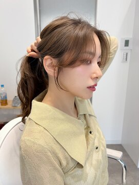 コアレス キョウト(COALESS kyoto) 韓国ヘア/レイヤーカット/レイヤー/顔まわりカット/前髪カット