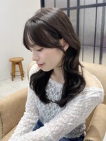 グランド(GRAND)&nbsp;セミロング30代40代ストレートレイヤー前髪なし前髪あり表参道