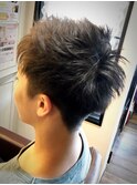 バリッとイメチェン  メンズカット  眉カットも一緒に