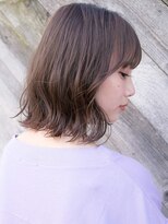 ルティア(Lutia)&nbsp;ラベンダーアッシュ　ゆるふわミディ