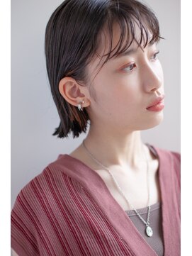 アッシュ 千歳烏山店(Ash) 切りっぱなし ミニボブ