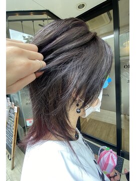 カラーラボ 田端店(Color Lab.) 透けるトーンダウン。裾カラーもね！