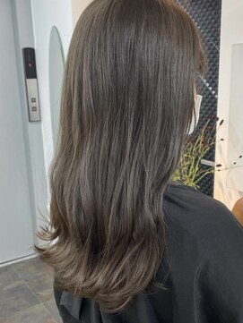 イコ 表参道原宿(ico) ブリーチなしダブルカラー　地毛風ベージュ