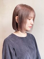 アイティーバイアルバム 藤沢店(IT by ALBUM)&nbsp;ストレートスタイル_アースカラーくびれヘアツートン_28949