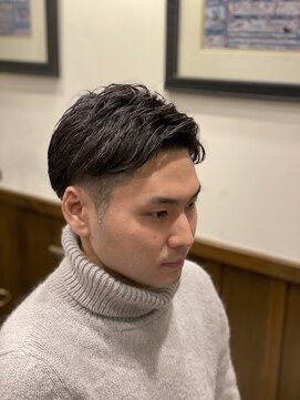 ヒロギンザバーバーショップ 神楽坂店(HIRO GINZA BARBER SHOP) ツーブロックスタイル