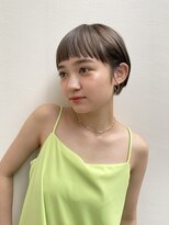 エイチ(H eitf) 【原宿エイチ】素髪マッシュショート アッシュブラウン
