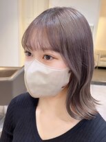 ベレーザ 渋谷(BELEZA)&nbsp;2269外国人風カラーシアーグレージュフリンジバングルーズヘア