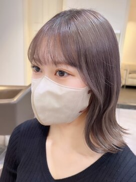ベレーザ 渋谷(BELEZA) 2269外国人風カラーシアーグレージュフリンジバングルーズヘア