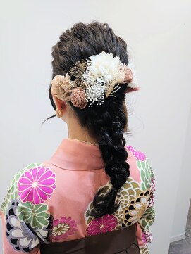 矢島美容室 荻窪店 編みおろしヘア☆