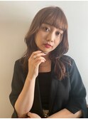 ミディアムワンレングス