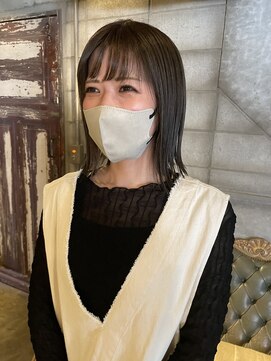 髪質改善と縮毛矯正の専門店 サンティエ(scintiller) 切りっぱなしボブ