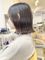 モリオ フロム ロンドン 成増店 【morio成増 セリザワ】ミディアムボブ 外はね 秋冬カラー