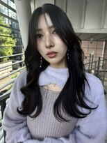 ディーバ 藤沢(D.I.E.V.A) 【女神レイヤー】 かきあげ前髪 大人可愛い韓国ヘアヨシンモリ
