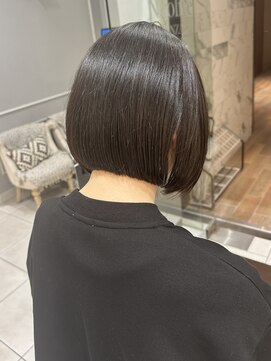ネオリーブギンザ 銀座店(Neolive GINZA) 襟足が綺麗なボブ！カットがポイント
