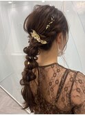 ロングヘアアレンジ