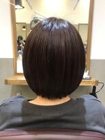 シャペウ駒込 暗めパープル×ショートボブ