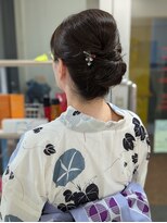 夏のおでかけ浴衣アレンジ