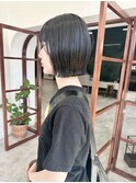 ◎NAKAMURA◎ #65 切りっぱなしボブ/グレーアッシュ