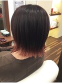 ポイントカラー＊ワインレッド