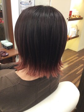 ヘアメイク ポルテ(HAIR MAKE PORTE) ポイントカラー＊ワインレッド