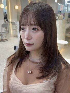 シーシンジュク 新宿南口(Sea shinjuku) メルティカラー×ウェーブミディアム[似合わせカット/韓国]