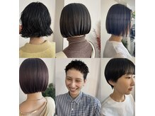 ヒリン(hirin)の雰囲気（ショートやボブ、お顔周りの遅れ毛の細かい所もご相談ください◎）