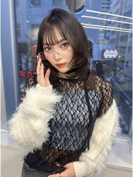 ユーフォリア 渋谷グランデ(Euphoria SHIBUYA GRANDE) 韓国レイヤーカット ダークグレーカラー