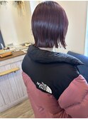 ブリーチなし　ワンカラーでピンク