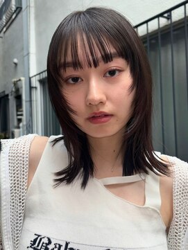 ノイ(noi) 顔周りレイヤーカットくびれヘアミルクティーベージュカラー