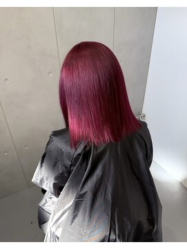 レオクマ(REOKUMA) 赤/ワインレッド/個性派/イメチェン