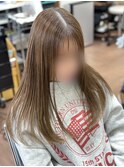 ノーレイヤー切りっぱなしロングカット