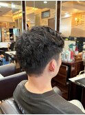 短くてもパーマをかけてカッコよくスタイリング♪