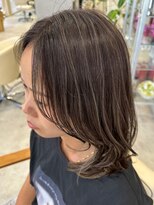 スティロ(stylo)&nbsp;ハイライトカラーグレージュベージュケアブリーチダブルカラー