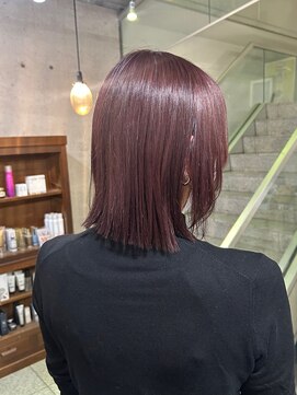ヘアーデザイン アルエ(HAIR×design ARUE) きりっぱなしボブ / ラベンダー