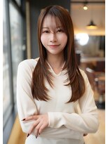 ネオリーブ ジューク 日吉店(Neolive JuQ)&nbsp;小顔レイヤーココアベージュカラー/20代30代40代/日吉/髪質改善