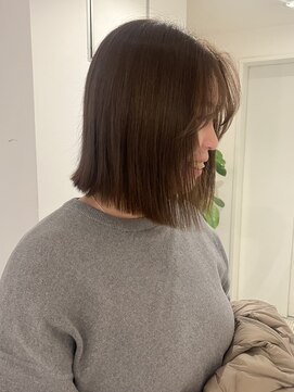 【ito／梅田】アッシュベージュ×ボブ