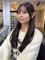 ヴィヴカウンター(VIVE counter)&nbsp;シースルーバング、アッシュブラウン