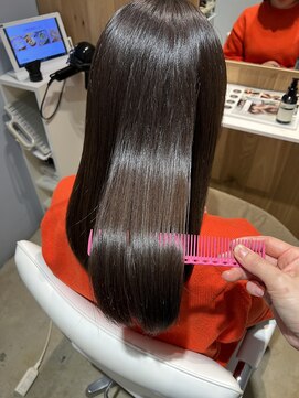 ベルベットヘア 千早店(Velvet hair) 髪質改善カラー×暗めグレージュ【みつ】