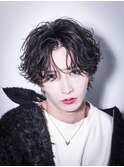 men'shair/波巻きツイストスパイラル/ニュアンスパーマ