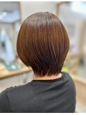 【もとめ。】多毛さんのショートボブ★ビスケットベージュ