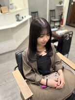 ココット 京橋店(cocotte)&nbsp;艶髪低めレイヤー×ダークブラウンカラー
