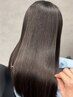 《乾かすだけでまとまる感動的艶髪》髪質改善酸性トリートメント￥14500