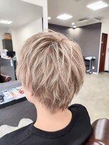 サロンアンドスパ ピュア 坂戸店(salon＆spaPURE)&nbsp;ベリーショート×ミルクティーベージュ
