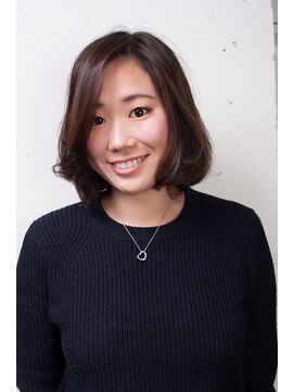 ヘアージェニック(hair genic) ワンカールのキレイめボブ