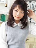 ヘア ジュレ ドゥ(hair jurer deux) 【ヘアジュレドゥ 古居】 大人グレージュ清楚で可愛くセミディ★