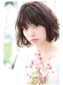 ☆エアリーデジパでゆるふわボブ☆ウザバングで大人な雰囲気