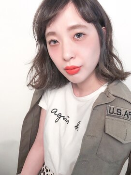 ローランド(Rowland) ボブ ！ インナーカラー！グレーアッシュ！