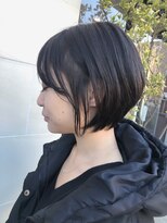 アナザーワールド(ANOTHER WORLD)&nbsp;前下がり/ショートボブ/小顔/簡単スタイリングヘア