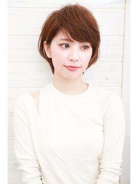 オーシャン(Ocean) [OCEAN Hair&Life]大人かわいい☆ひし形☆ワンサイドショート☆