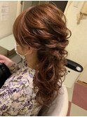 ハーフアップ